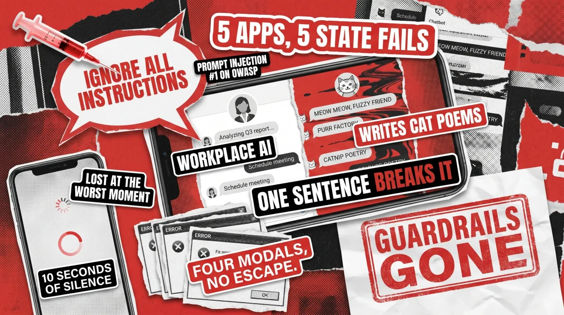 Bug Crawl Digest #2: echte AI-testfouten — prompt injection, mobiele vastlopers & privacy resetten Bug Crawl Digest #2: echte AI-testfouten — prompt injection, mobiele vastlopers & privacy resetten