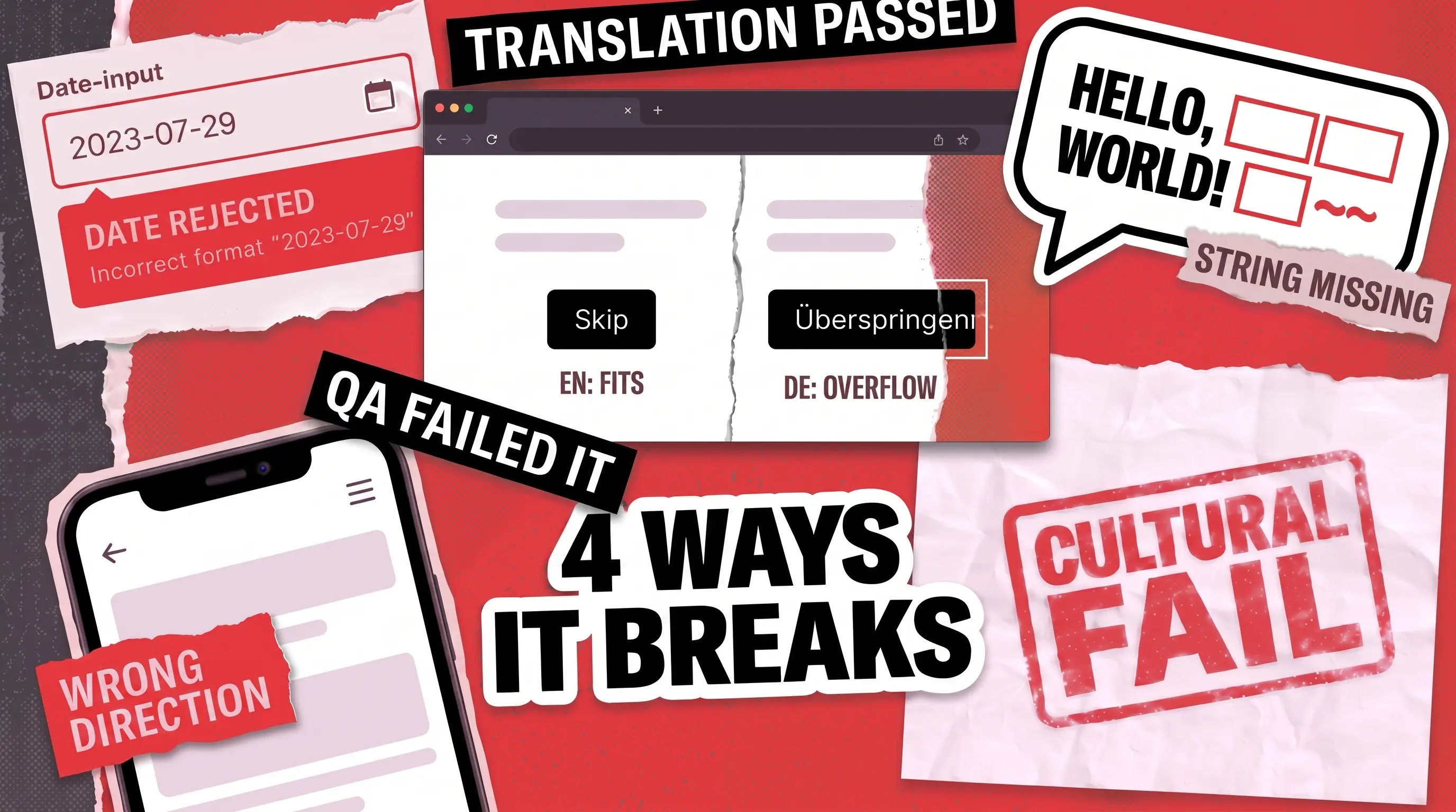 Inzicht in lokalisatie-QA-testen: de discipline die voorkomt dat uw app in het buitenland faalt