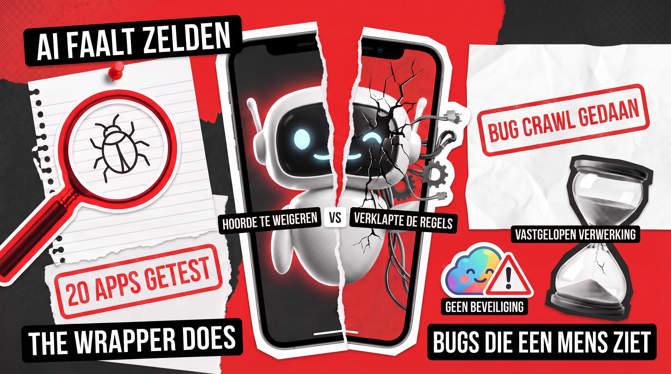 AI die de mist in gaat: wat 20 AI-apps ons leerden over waar ze de mist in gaan